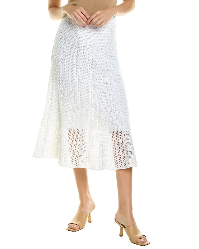 Vince Godet Crochet Skirt